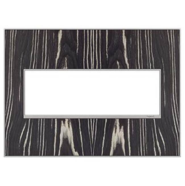 Legrand - Macassar, 3-Gang Wall Plate - Macassar