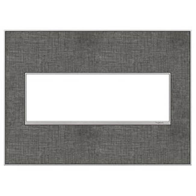Legrand - Slate Linen, 3-Gang Wall Plate - Slate Linen