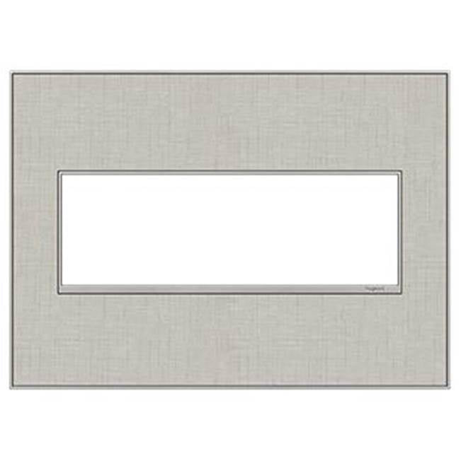Legrand - True Linen, 3-Gang Wall Plate - True Linen
