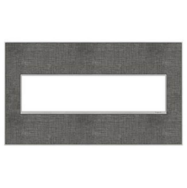 Legrand - Slate Linen, 4-Gang Wall Plate - Slate Linen
