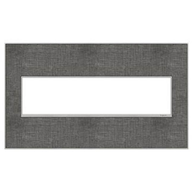 Legrand - Slate Linen, 4-Gang Wall Plate - Slate Linen
