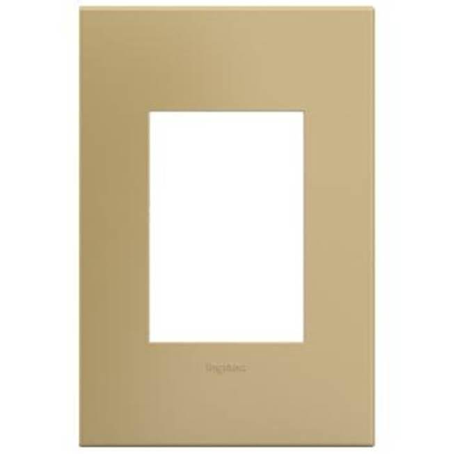 Legrand - Golden Sands, 1-Gang plus Wall Plate - Golden Sands