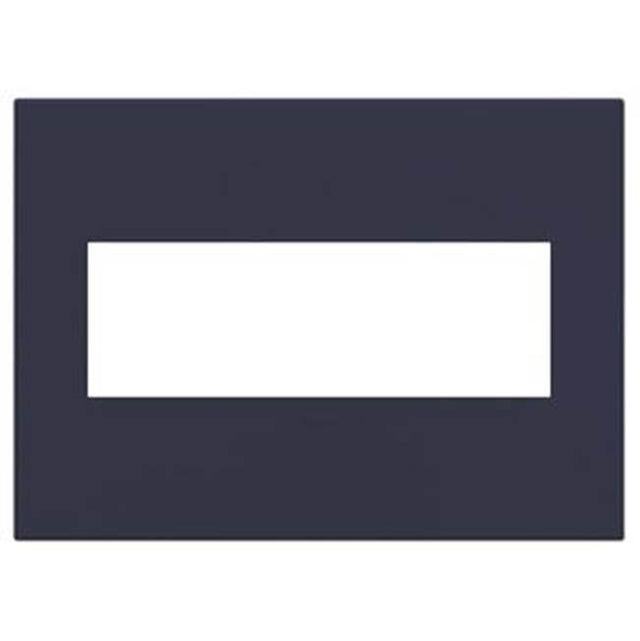 Legrand - Bleu Noir, 3-Gang Wall Plate - Bleu Noir