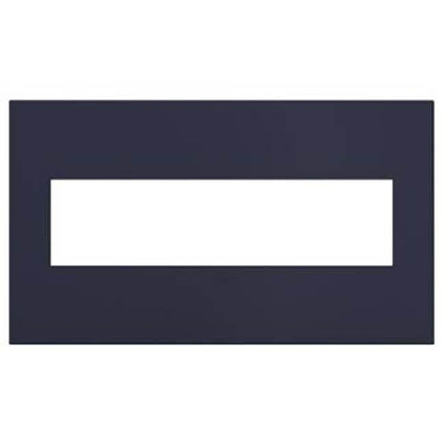 Legrand - Bleu Noir, 4-Gang Wall Plate - Bleu Noir