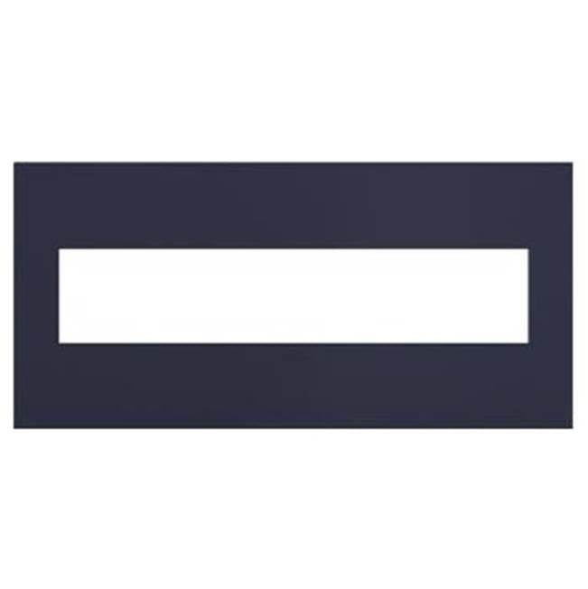 Legrand - Bleu Noir, 5-Gang Wall Plate - Bleu Noir