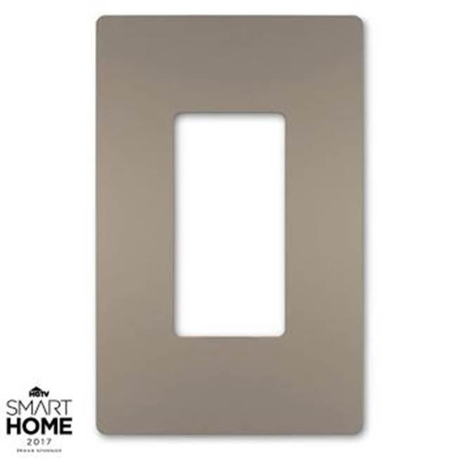 Legrand - radiant One-Gang Screwless Wall Plate, Nickel - Nickel