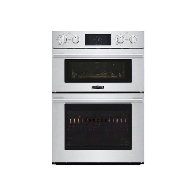 LG Signature Kitchen Suite - Combination Wall Oven, 30'', 1.7 cu-ft Microwave (Speed Oven), 4.7 cu-ft LCD Touch Display, Gourmet Chef, Steam Sous Vide