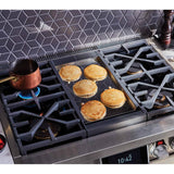 Dual Fuel Range, 36'', Chromium Griddle, Steam Assisted Oven, Sabbath Mode, Self Clean and Speed Clean