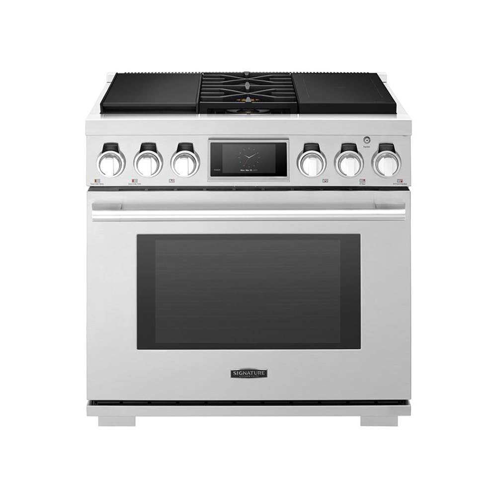 LG Signature Kitchen Suite - Dual Fuel Range, 36'', Sous Vide, Induction, Combi Steam Oven, Sabbath Mode, Self Clean and Speed Clean