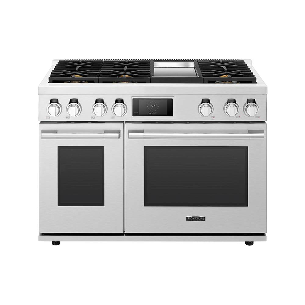 LG Signature Kitchen Suite - Dual Fuel Range, 48'', Chromium Griddle, Combi Steam Oven, Sabbath Mode, Self Clean and Speed Clean