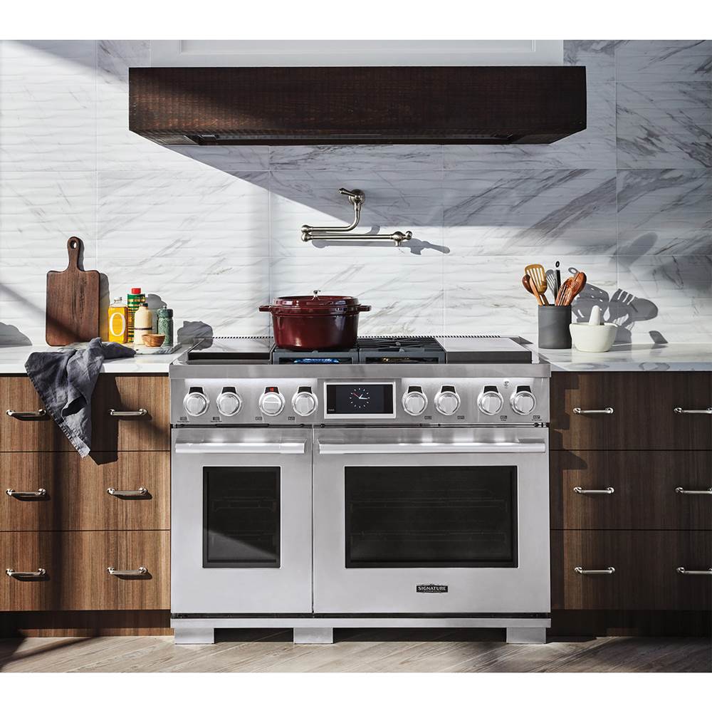 Dual Fuel Range, 48'', Sous Vide, Induction, Combi Steam Oven, Sabbath Mode, Self Clean and Speed Clean