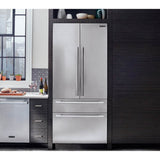 French Door Column Refrigerator with 2 Drawers (Upper Convertible, Lower Freezer), 36''