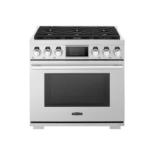 LG Signature Kitchen Suite - Gas Range, 36'', 6 Burners, Sabbath Mode, Self Clean and Speed Clean