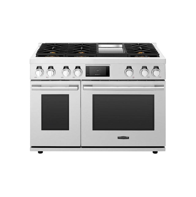 LG Signature Kitchen Suite - Gas Range, 48'', Chromium Griddle, Sabbath Mode, Self Clean and Speed Clean
