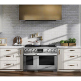 Gas Range, 48'', Chromium Griddle, Sabbath Mode, Self Clean and Speed Clean