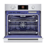 LG Signature Kitchen Suite - Single Wall Oven, 30'', 4.7 cu-ft LCD Touch Display, Gourmet Chef, Steam Sous Vide, Steam Assist, 4 Convection Options, ADA Compliant