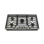 LG Signature Kitchen Suite - Gas Cooktop, 30'', Red LED Knob Accents, 19000 Btu RapidHeat Center Burner, 5 Sealed Burners and 3 Continuous Heavy-Duty Cast Iron Grates