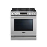 LG Signature Kitchen Suite - Large Capacity 30'' Slide-in Gas Range, 6.3 cu-ft, ProBake Convection, RapidHeat 19000 Btu Burner