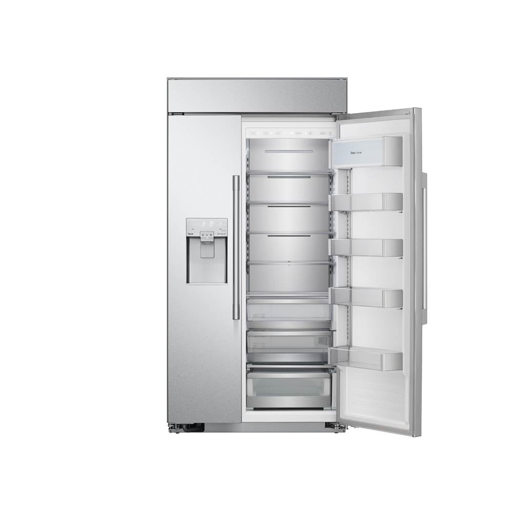 42'' Built-In Side-By-Side Refrigerator with Dispenser, Stainless Steel