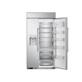 42'' Built-In Side-By-Side Refrigerator with Dispenser, Stainless Steel