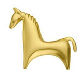 Lisa Jarvis - Rf Horse Pull In Brass - Brass