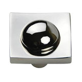 Lisa Jarvis - Lex Pull  / Black Backplate In Polished Nickel - Polished Nickel