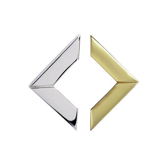 Lisa Jarvis - Half Diamond Obi -LG - Polished Nickel