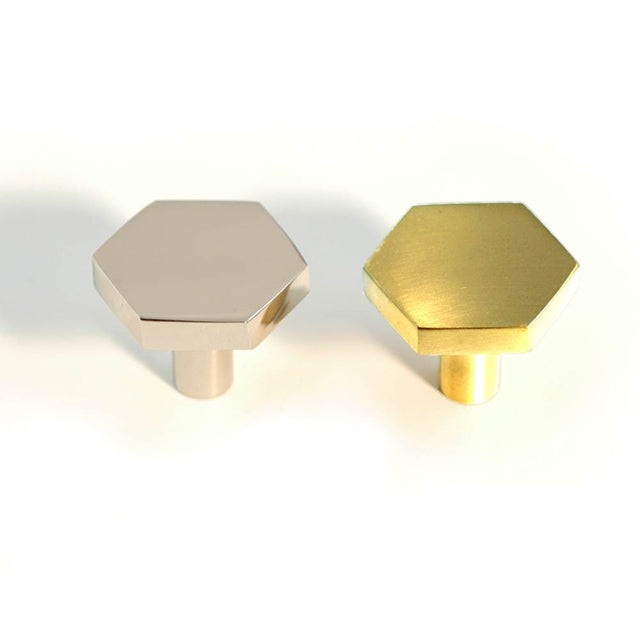 Lisa Jarvis - Hexpull - Satin Brass