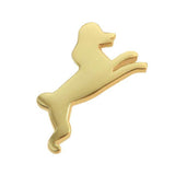 Lisa Jarvis - Poodle pull - Brass