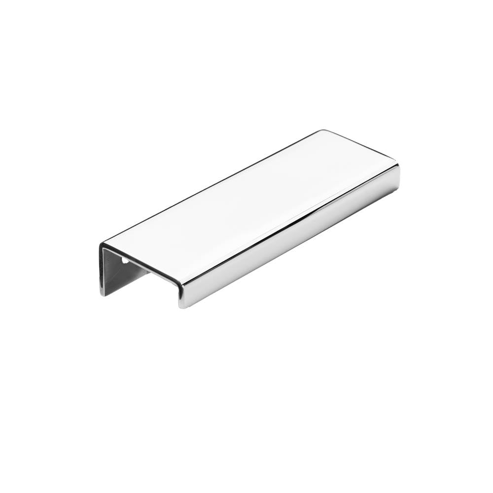 Linnea - Cabinet Pull, 300mm Length, 36mm Projection, 10mm Drop Down Lip, 304 Stainless Steel. - Polished Stainless Steel