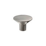 Linnea - Cabinet Knob, Satin Stainless Steel - Satin Stainless Steel