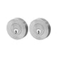Linnea - Round Deadbolt Double Cylinder, Polished Stainless Steel - Polished Stainless Steel