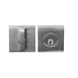 Linnea - Square Deadbolt Single Cylinder, Polished Stainless Steel - Polished Stainless Steel