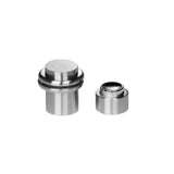 Linnea - Floor Magnetic Door Stop, Satin Stainless Steel - Satin Stainless Steel