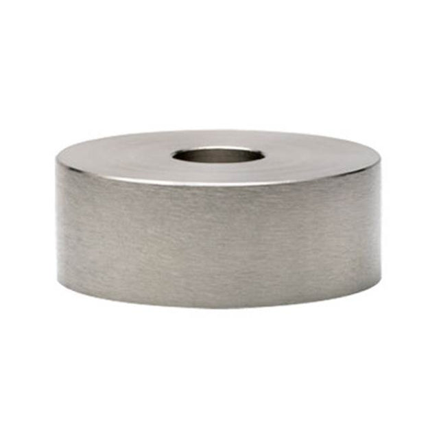 Linnea - Doorstop Extension, 15mm Projection, 40mm Diameter, 304 Stainless Steel. - Satin Stainless Steel