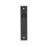 Linnea - Edge Pull. 60mm Length, 20mm Width. 304 Stainless Steel. - Pvd Satin Black