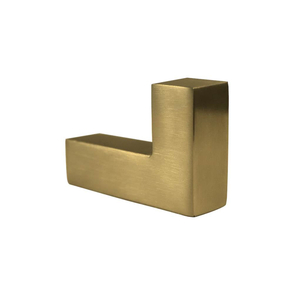 Linnea - Hooks, Satin Brass - Satin Brass