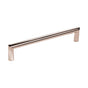Linnea - Cabinet Pull, Polished Rose Gold - Polished Rose Gold