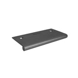 Linnea - Cabinet Pull, 300mm Length, 38mm Projection, 7.5mm Drop Down Lip, 304 Stainless Steel. - Pvd Graphite Black