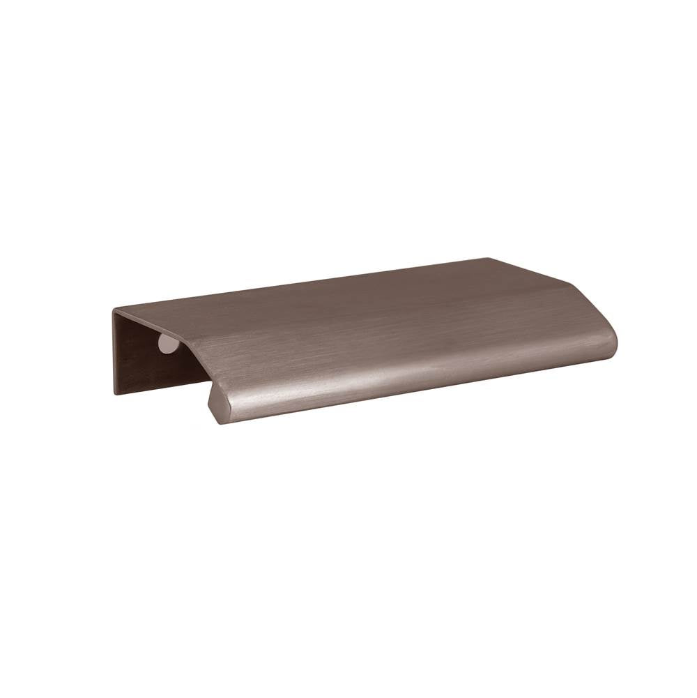Linnea - Cabinet Pull, 35mm Length, 37mm Projection, 12mm Drop Down Lip, 304 Stainless Steel. - Pvd Satin Rose Gold