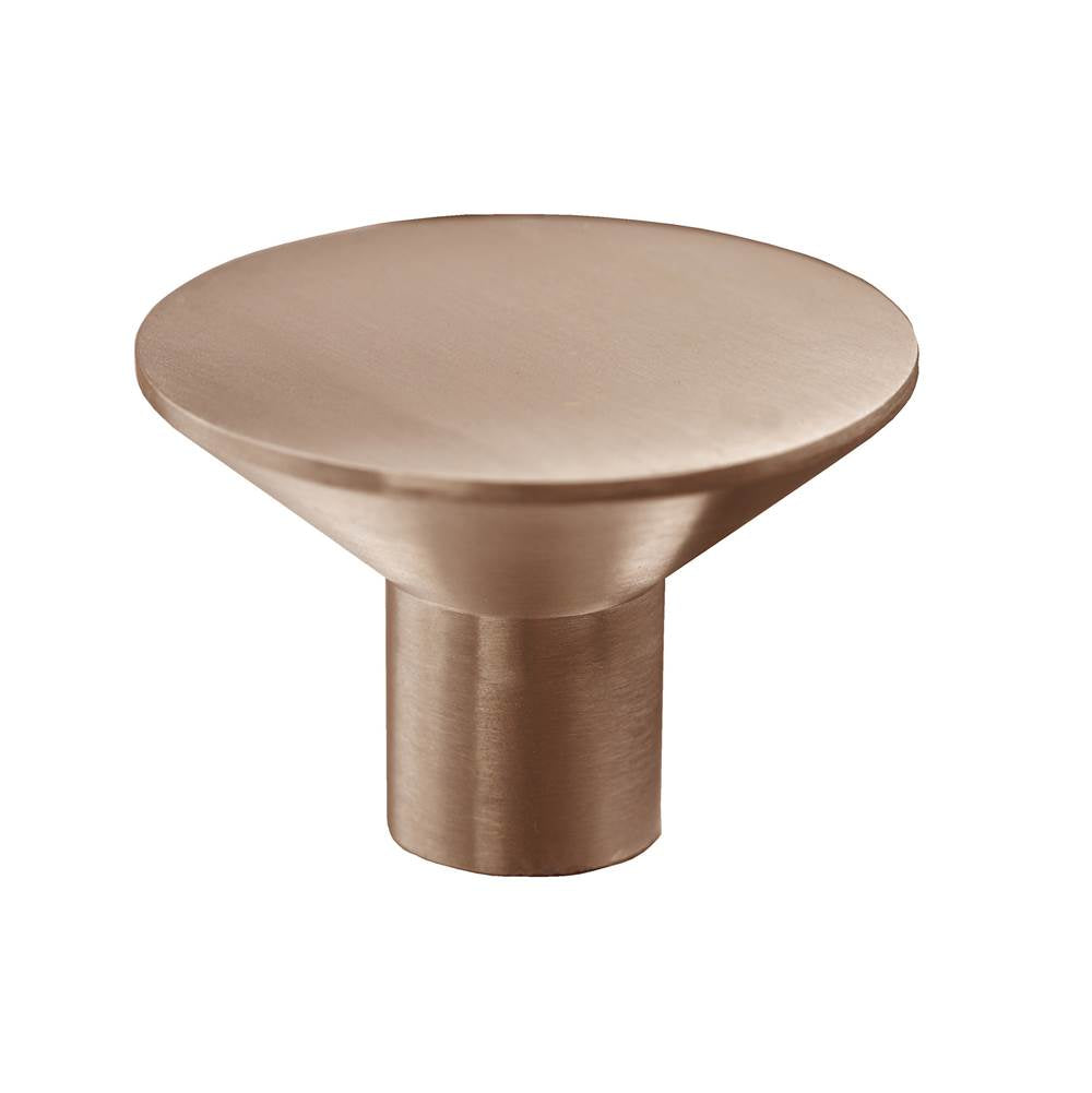 Linnea - Cabinet Knob, Satin Rose Gold - Satin Rose Gold