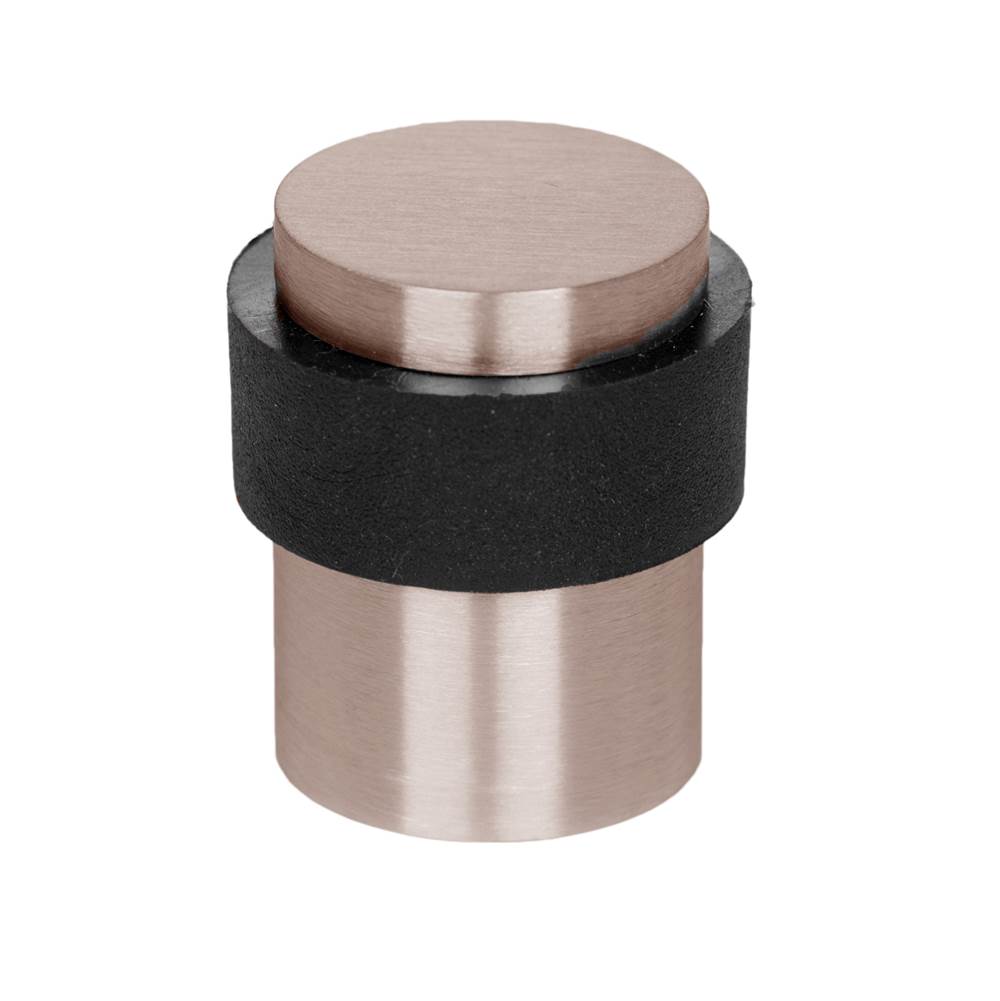 Linnea - Floor Door Stop, Satin Rose Gold - Satin Rose Gold