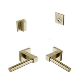 Linnea - Entry Rose Active, Satin Brass - Satin Brass