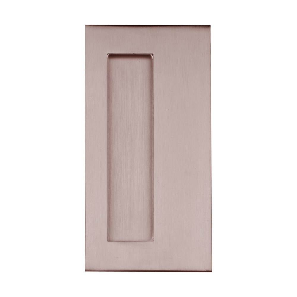 Linnea - Square Flush Pull, Satin Rose Gold - Satin Rose Gold