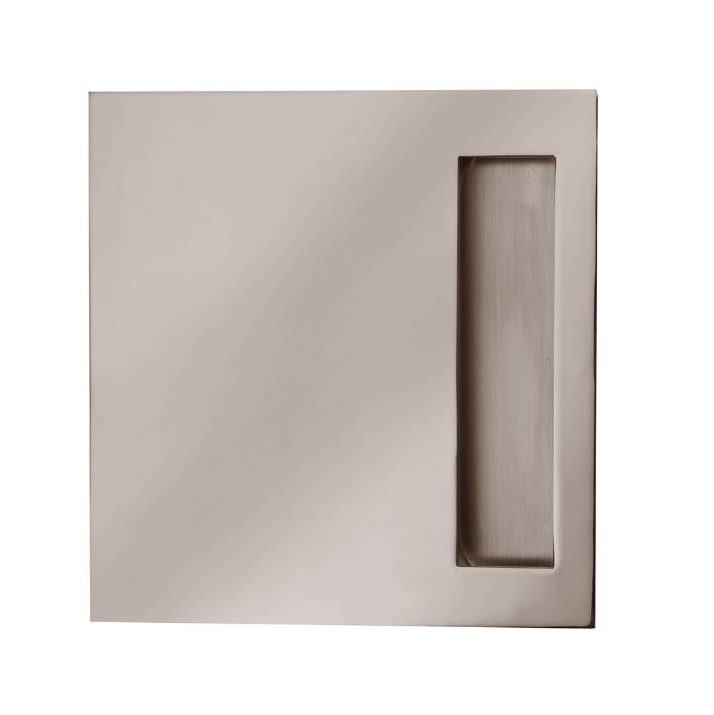 Linnea - Square Flush Pull, Polished Rose Gold - Polished Rose Gold