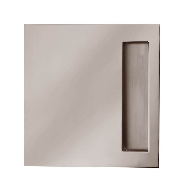 Linnea - Square Flush Pull, Polished Rose Gold - Polished Rose Gold