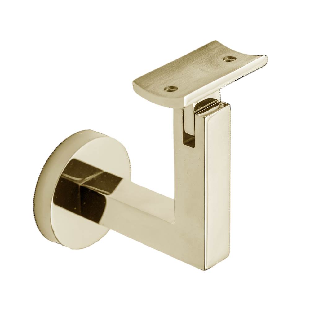 Linnea - Handrail Bracket Glass Mounting, Titanium Gold - Titanium Gold
