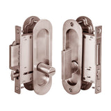 Linnea - Pocketdoor Lock, Satin Rose Gold - Satin Rose Gold