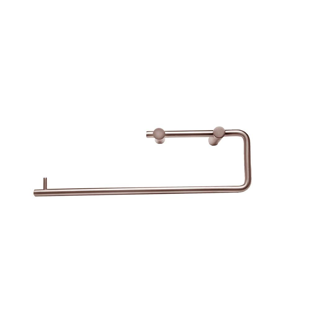 Linnea - Paper Towel Holder, Satin Rose Gold - Satin Rose Gold