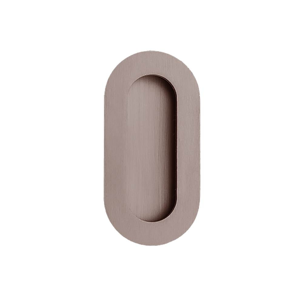 Linnea - Oval Flush Pull, Satin Rose Gold - Satin Rose Gold